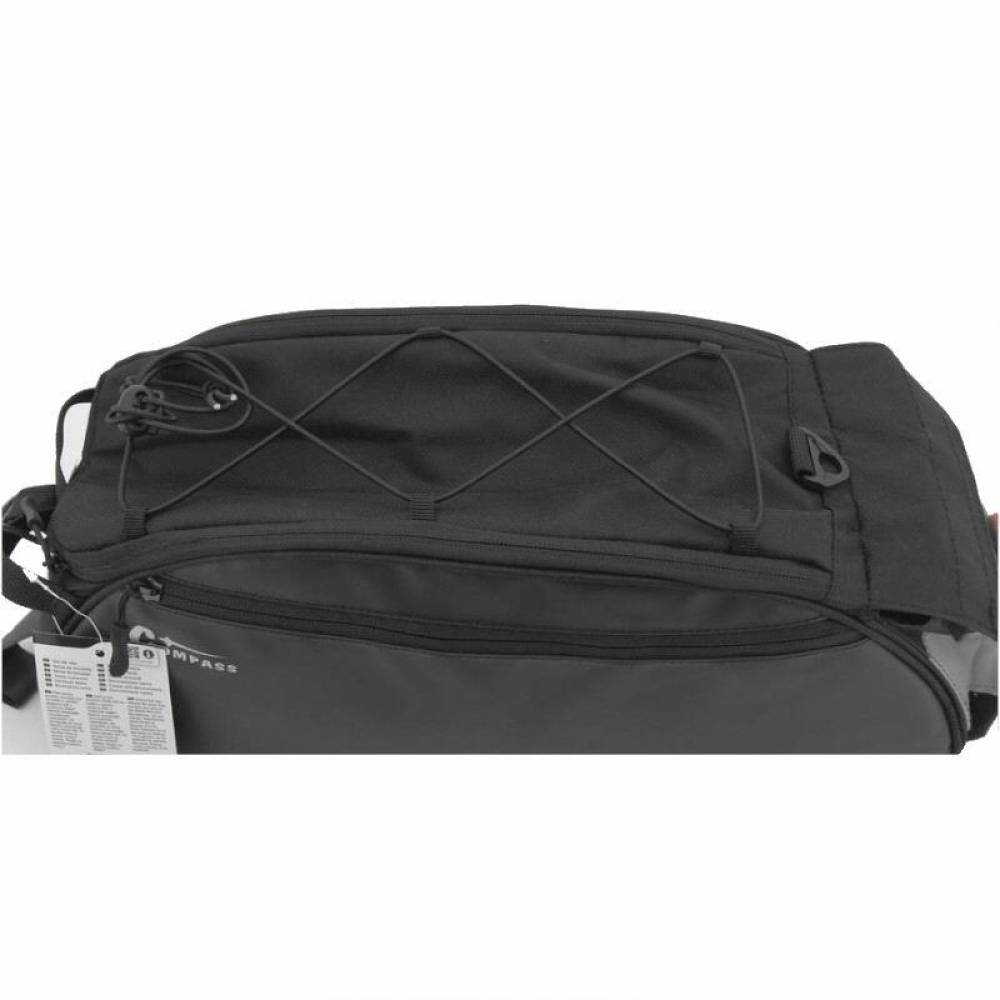 Borseta bicicleta montare pe portbagaj, iluminare Led rosie, 11L, cu 3 buzunare si coarda elastica, 12034 Compass Borseta bicicleta montare pe portbagaj, iluminare Led rosie, 11L, cu 3 buzunare si coarda elastica, 12034 Compass