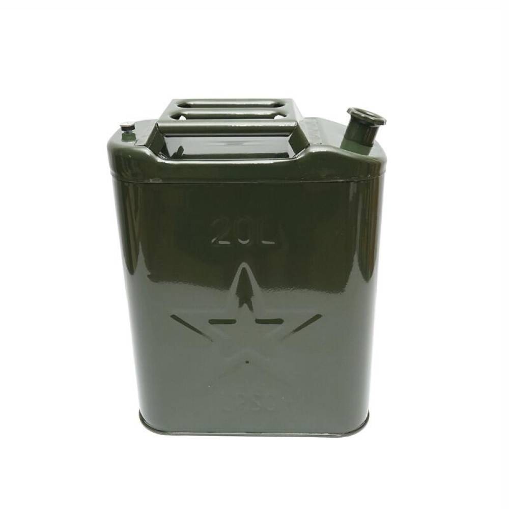 Canistra metal 20L, cu dop insurubabil, joasa LZ10