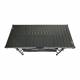 Masa camping pliabila, 123x55cm, din aluminiu, ajustabila, pentru camping, plaja, picnic, cu spatiu depozitare, Roll 13492 Cattara