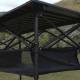 Masa camping pliabila, 123x55cm, din aluminiu, ajustabila, pentru camping, plaja, picnic, cu spatiu depozitare, Roll 13492 Cattara