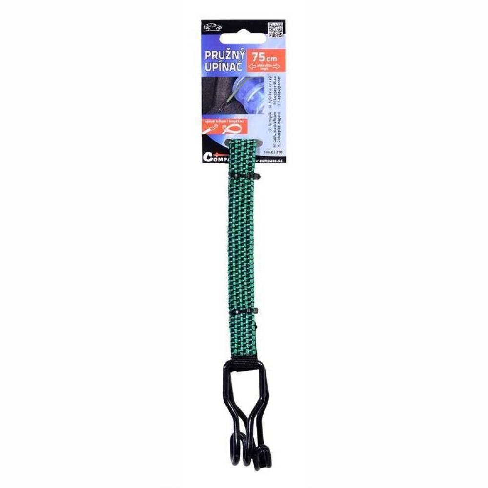 Chinga elastica 75cm, plata, TUV, carlige mari, 02210 Compass
