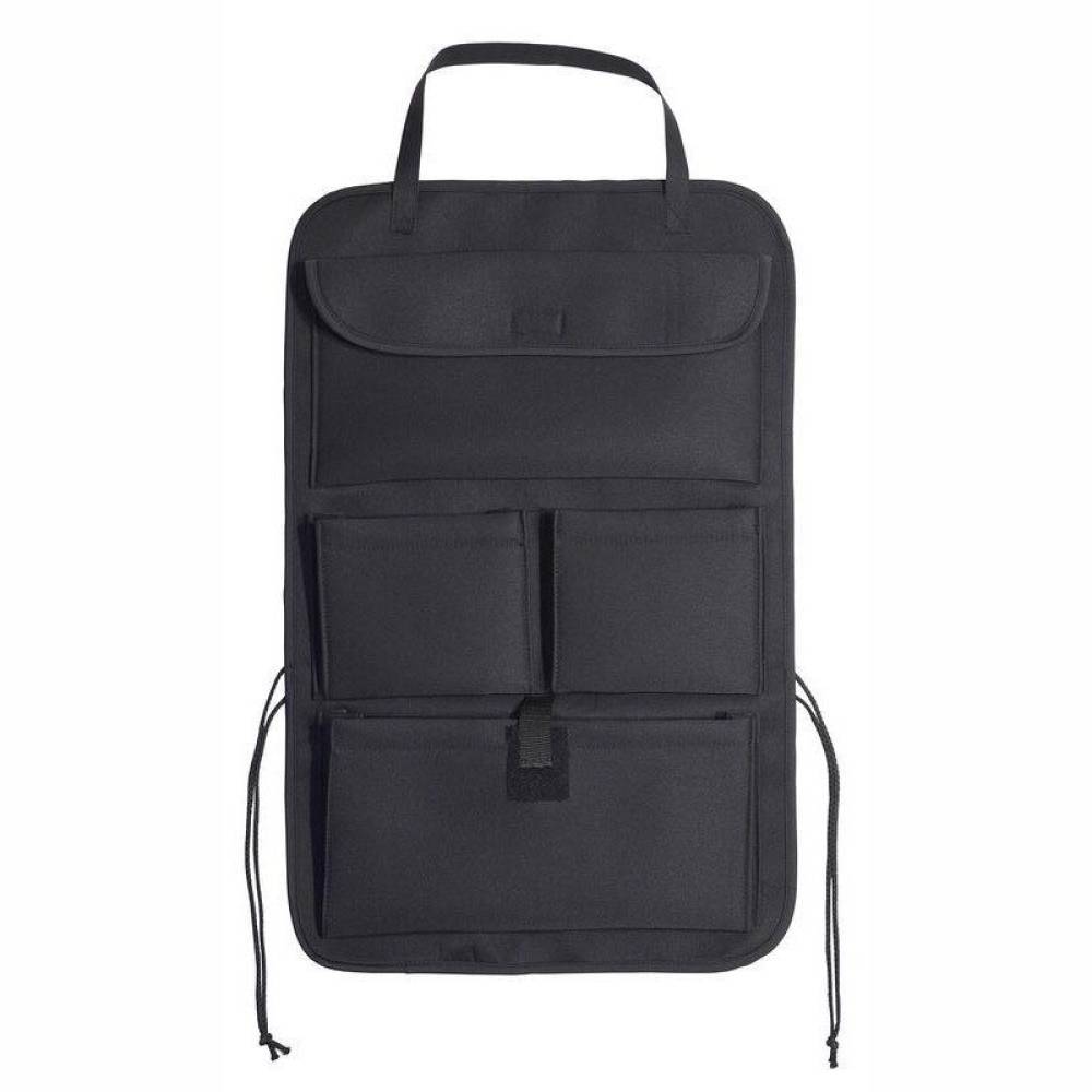 Organizator spate scaun cu buzunare, premium, negru, 06520 Compass