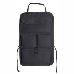 Organizator spate scaun cu buzunare, premium, negru, 06520 Compass