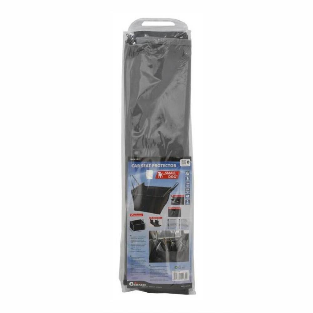 Husa protectie scaun pentru animale, 58x52cm, fixare tetiera, deschidere laterala, cu carabina zgarda, 04130 Compass