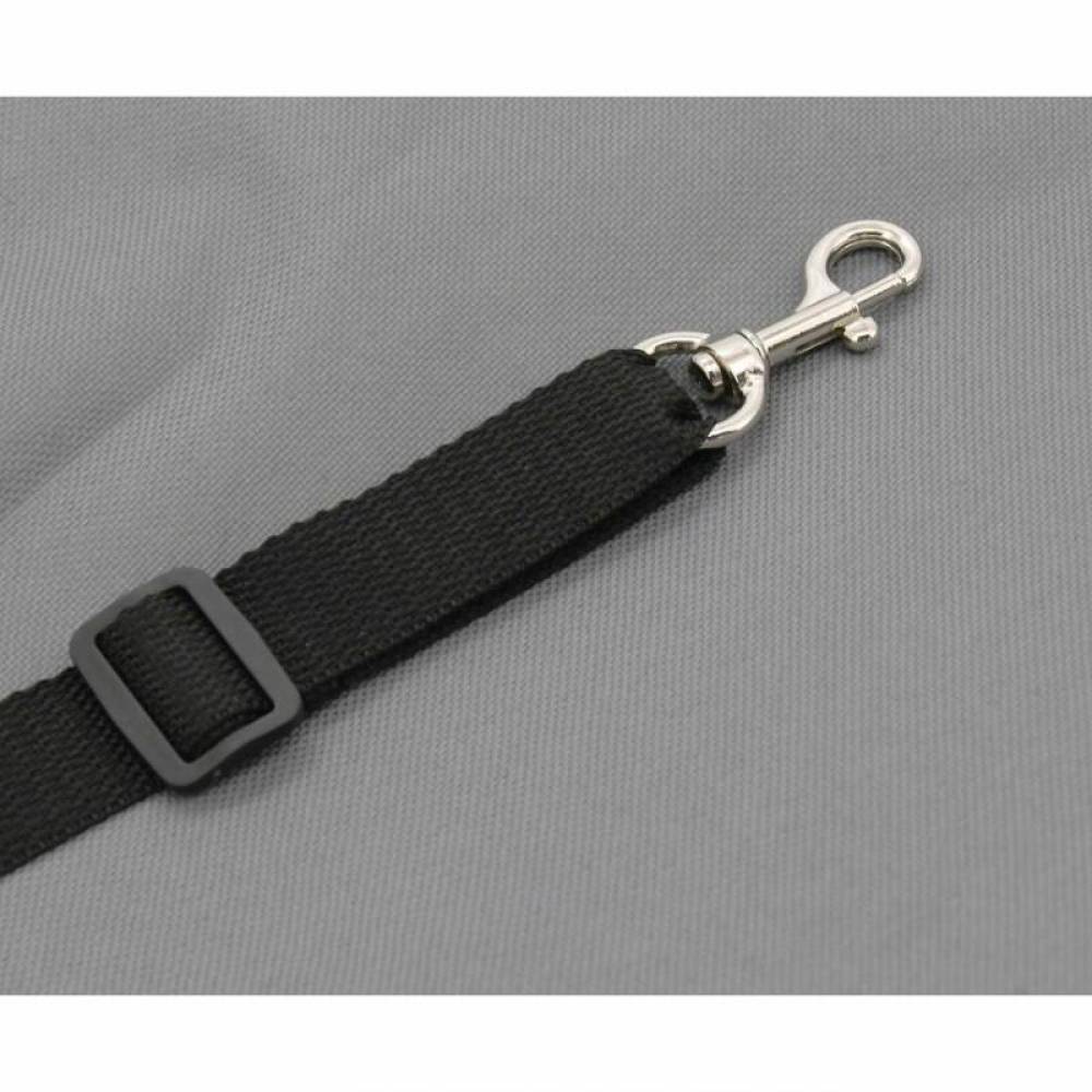 Husa protectie scaun pentru animale, 58x52cm, fixare tetiera, deschidere laterala, cu carabina zgarda, 04130 Compass