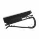 Suport ochelari, card, cu clema, prindere la parasolar, negru-crom, 06279 Compass