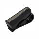 Suport ochelari, card, cu clema, prindere la parasolar, negru-crom, 06279 Compass