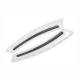 Set 2 bucati protectie usa, carbon silver, reflectorizant 18x4cm, Sword 34305 Compass