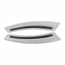 Set 2 bucati protectie usa, carbon silver, reflectorizant 18x4cm, Sword 34305 Compass