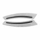 Set 2 bucati protectie usa, carbon silver, reflectorizant 18x4cm, Sword 34305 Compass