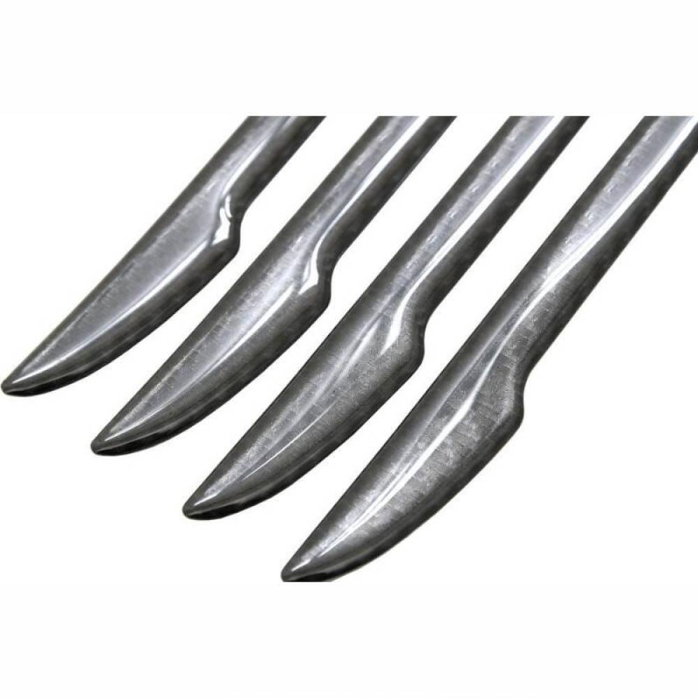Set 4 bucati protectie usa, maner, carbon, 15x1.5cm, 34309 Compass