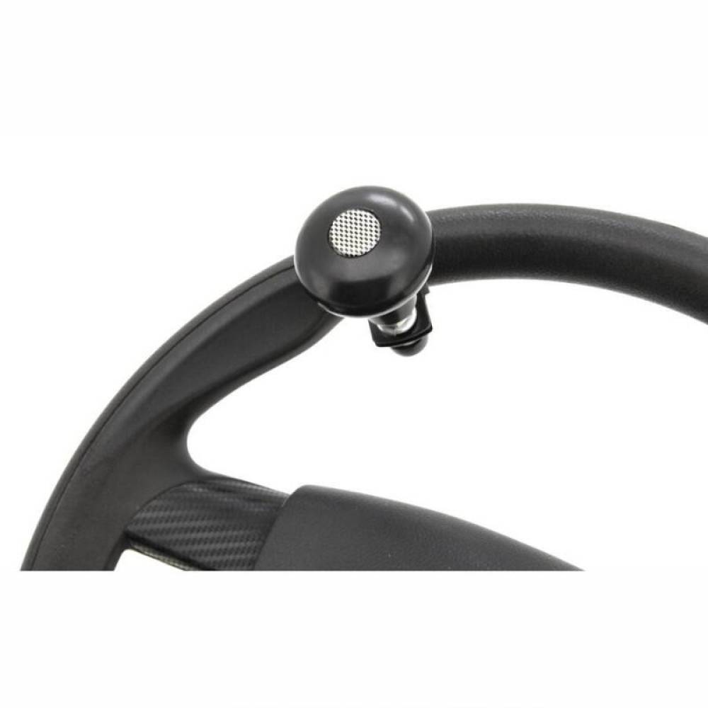 Nuca volan rotunda, neagra cu bulina carbon, 06431 Compass 