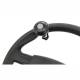 Nuca volan rotunda, neagra cu bulina carbon, 06431 Compass 