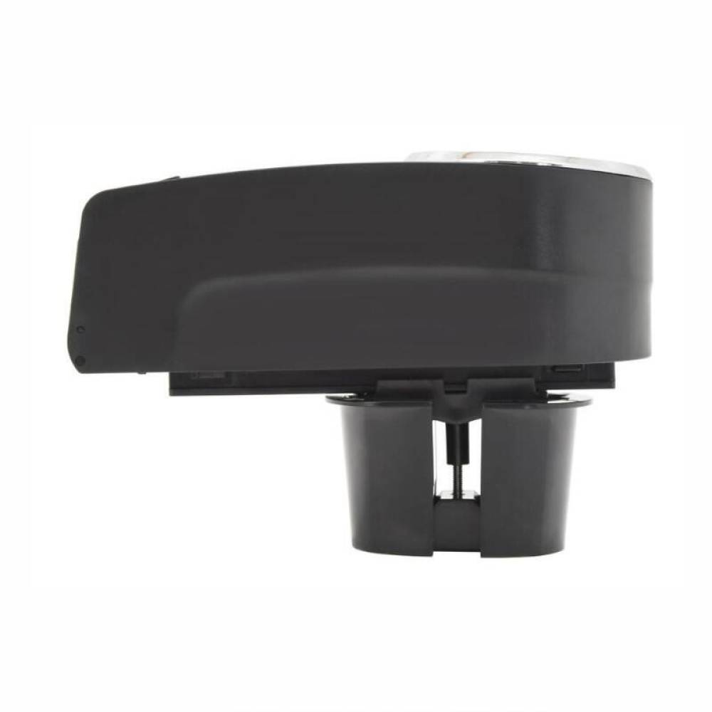 Suport pahar si telefon, rotativ, cu baza ajustabila, multifunctional, negru-crom, Select, 06271 Compass