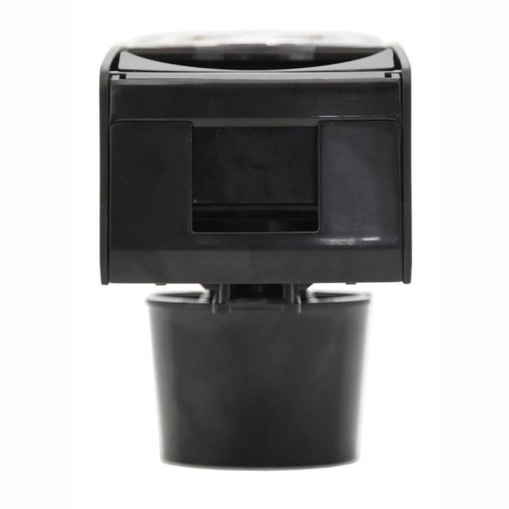 Suport pahar si telefon, rotativ, cu baza ajustabila, multifunctional, negru-crom, Select, 06271 Compass