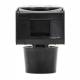 Suport pahar si telefon, rotativ, cu baza ajustabila, multifunctional, negru-crom, Select, 06271 Compass