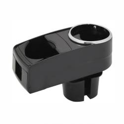 Suport pahar si telefon, rotativ, cu baza ajustabila, multifunctional, negru-crom, Select, 06271 Compass