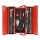 Set trusa metalica cu 63 unelte, Metal Box, 09467 Compass Set trusa metalica cu 63 unelte, Metal Box, 09467 Compass