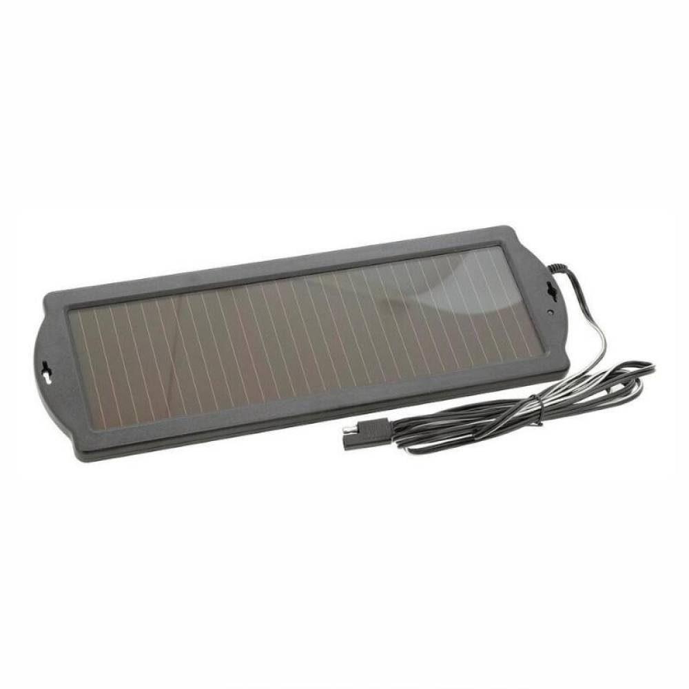 Panou solar portabil, incarcator pentru baterii auto, 12V, 1.8W, cu clesti, cablu 2m, 07168 Compass  