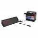 Panou solar portabil, incarcator pentru baterii auto, 12V, 1.8W, cu clesti, cablu 2m, 07168 Compass  