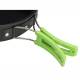 Set vase gatit camping, outdoor, 15 componente, cu oala, tigaie, ceainic, tacamuri, pahare, carabine, pentru 2 persoane 83006 Carmotion