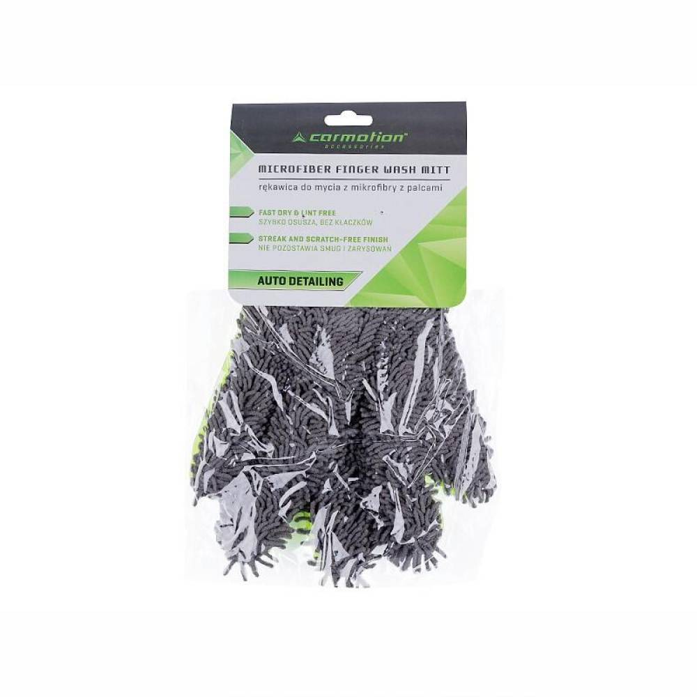 Manusa din microfibra, multifunctionala, verde-gri, Finger Wash, 58449 Carmotion Manusa din microfibra, multifunctionala, verde-gri, Finger Wash, 58449 Carmotion