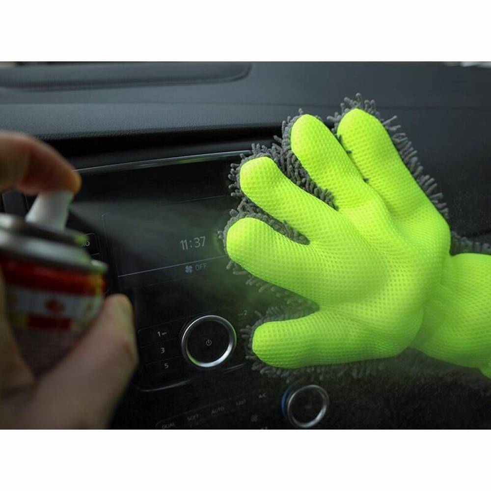 Manusa din microfibra, multifunctionala, verde-gri, Finger Wash, 58449 Carmotion Manusa din microfibra, multifunctionala, verde-gri, Finger Wash, 58449 Carmotion
