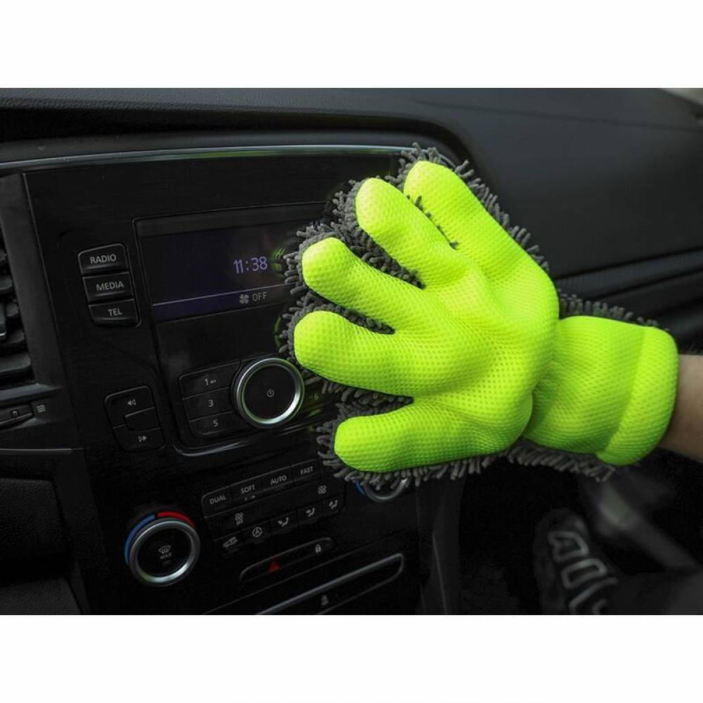 Manusa din microfibra, multifunctionala, verde-gri, Finger Wash, 58449 Carmotion Manusa din microfibra, multifunctionala, verde-gri, Finger Wash, 58449 Carmotion