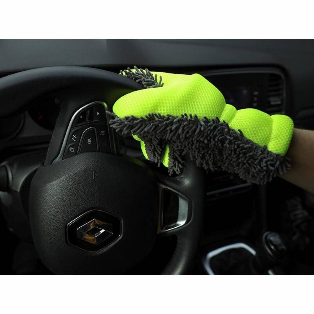 Manusa din microfibra, multifunctionala, verde-gri, Finger Wash, 58449 Carmotion Manusa din microfibra, multifunctionala, verde-gri, Finger Wash, 58449 Carmotion