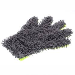 Manusa din microfibra, multifunctionala, verde-gri, Finger Wash, 58449 Carmotion