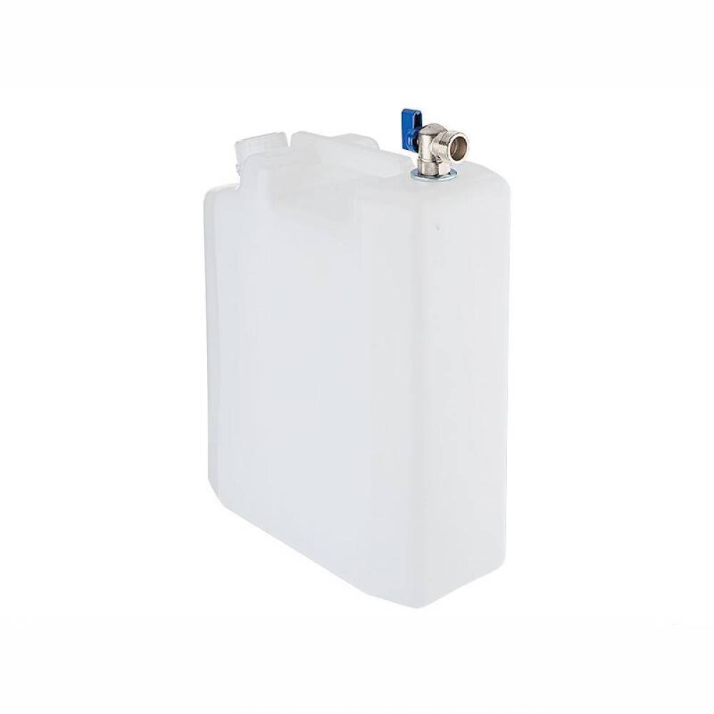 Canistra apa potabila 10L, cu robinet metal, filet fi26mm, alba, atestata alimentar, 86957 Carmotion