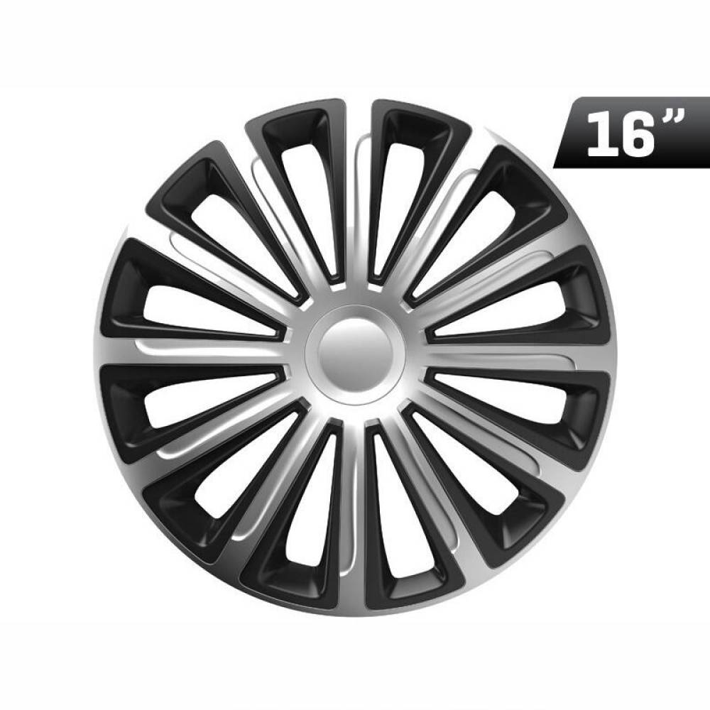 Capac roata 16inch, Trend, silver negru, KV7039 Versaco