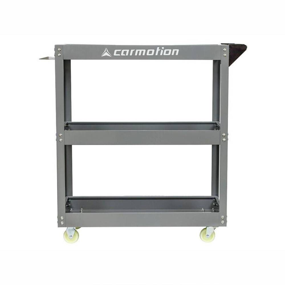 Carucior metalic cu rafturi scule, cu suport surubelnite, 86841 Carmotion 