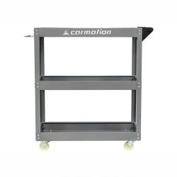 Carucior metalic cu rafturi scule, cu suport surubelnite, 86841 Carmotion 