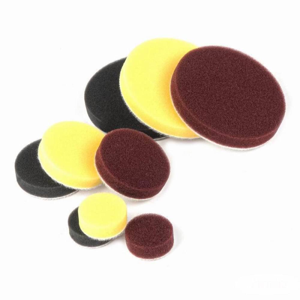 Set 15 bureti polisare si elemente, fi25-75mm, cu 3 adaptori M14-100-120mm, detailing, 03700 Amio