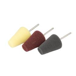 Set 3 mini bureti polisare, conici, pentru locuri greu accesibile, detailing, 03715 Amio 
