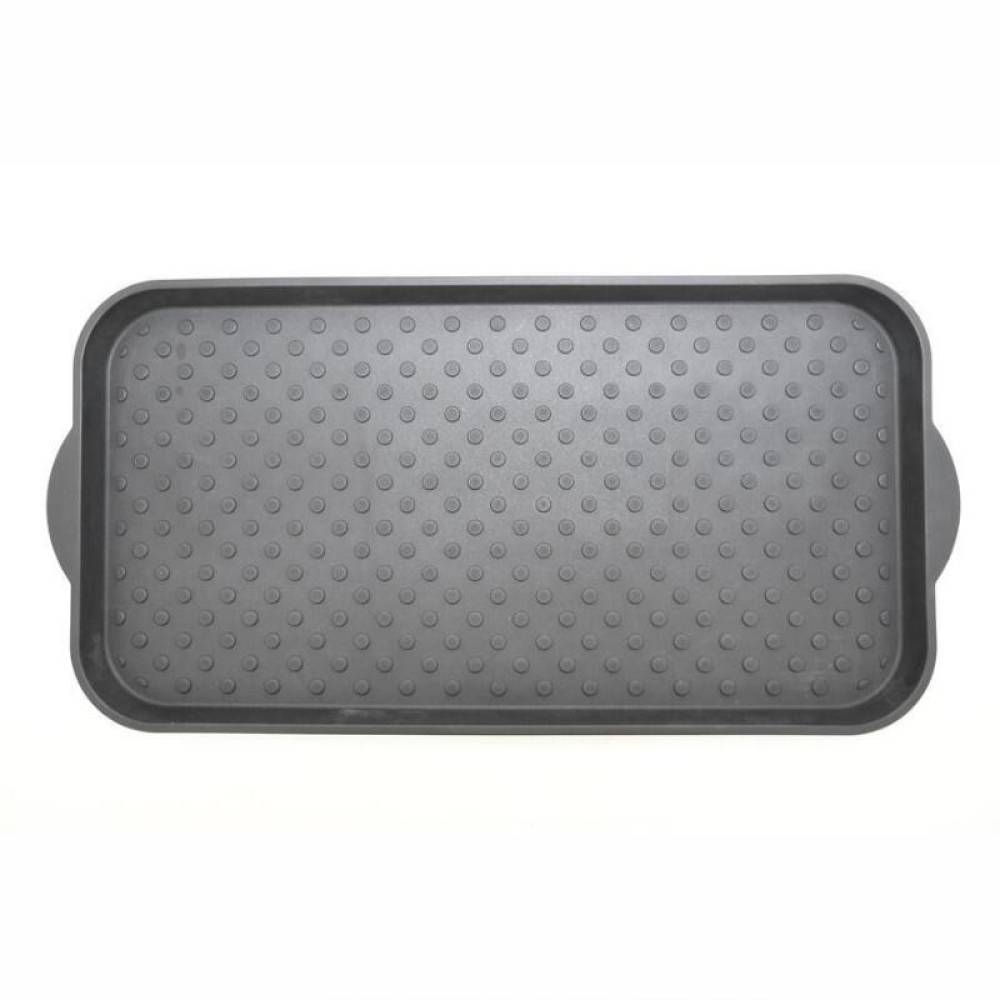 Tava incaltaminte, interior-exterior, 74x37cm, negru mat, 04142 Compass 