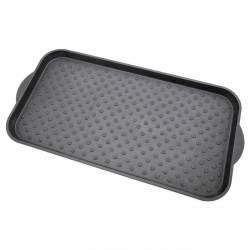 Tava incaltaminte, interior-exterior, 74x37cm, negru mat, 04142 Compass 