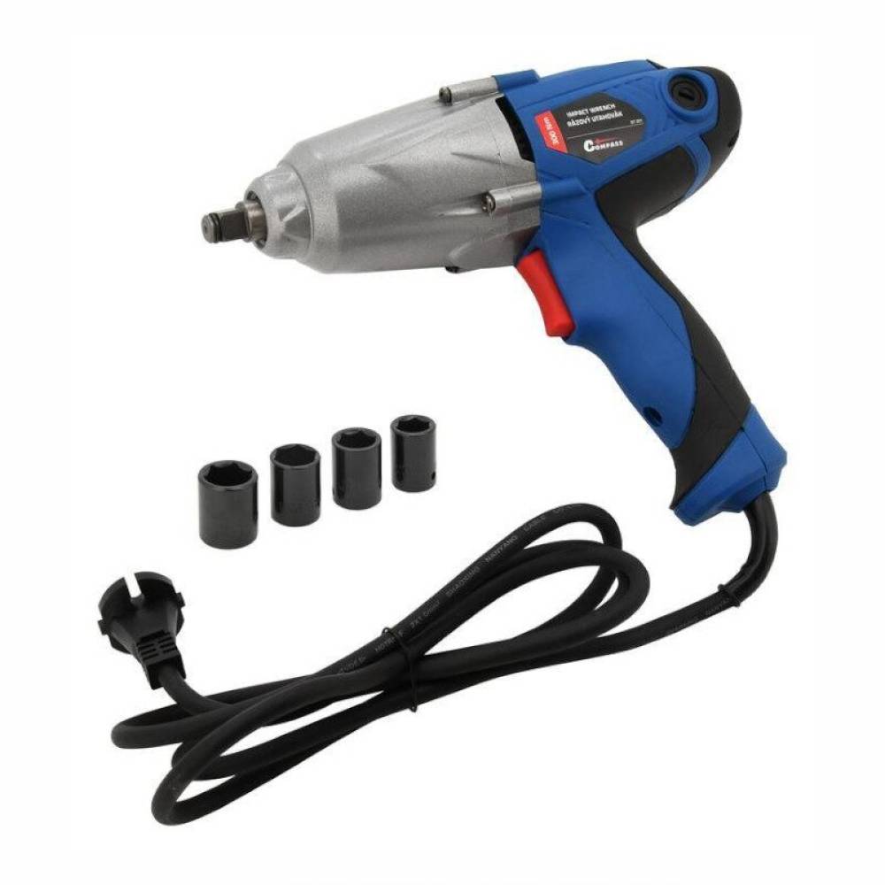 Pistol electric de impact, 1/2inch, 220V, 450W, 300Nm, cu 4 tubulare, 07251 Compass Pistol electric de impact, 1/2inch, 220V, 450W, 300Nm, cu 4 tubulare, 07251 Compass
