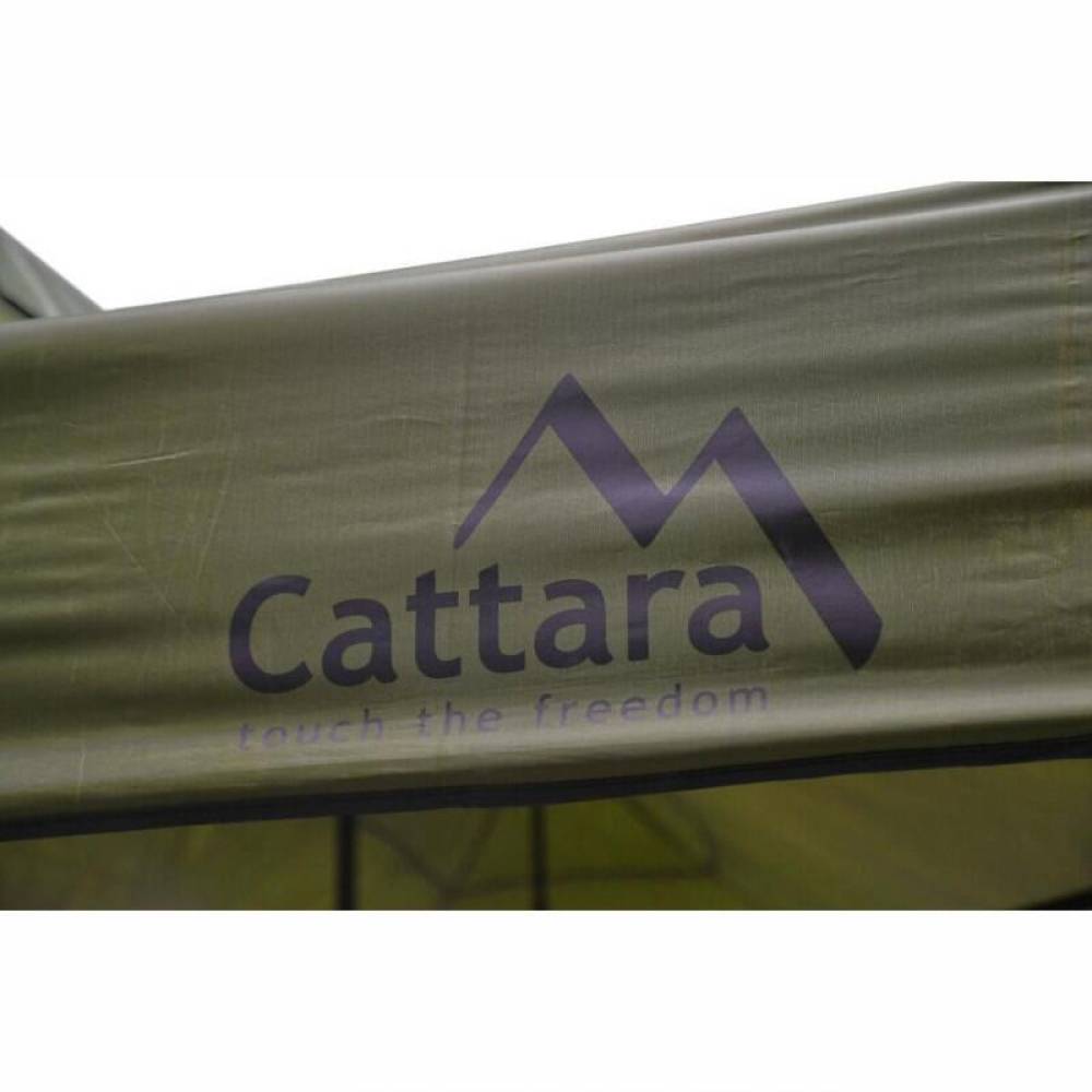 Cort pavilion de gradina, petreceri, metalic, 3x6m, pliabil, antiploaie 600D, verde, 13339 Cattara