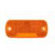 Lampa gabarit 105x45, LED, Stripe, galbena, cu suport, 12-24V, W128 904 Was