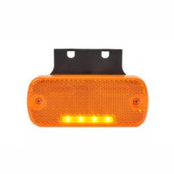 Lampa gabarit 105x45, LED, Stripe, galbena, cu suport, 12-24V, W128 904 Was