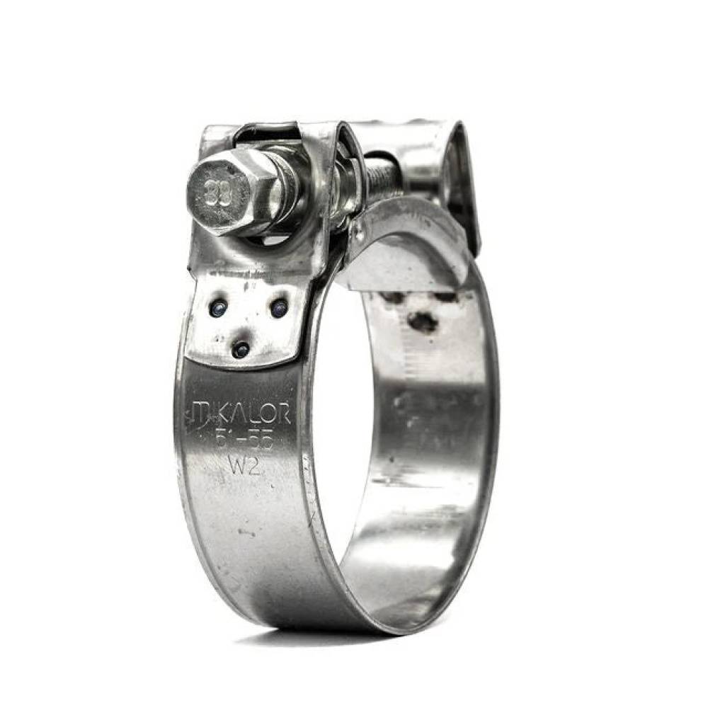 Colier forta inox, cu balama, SUPRA Heavy Duty, 47-51/M.7 W2, 3019135 Mikalor