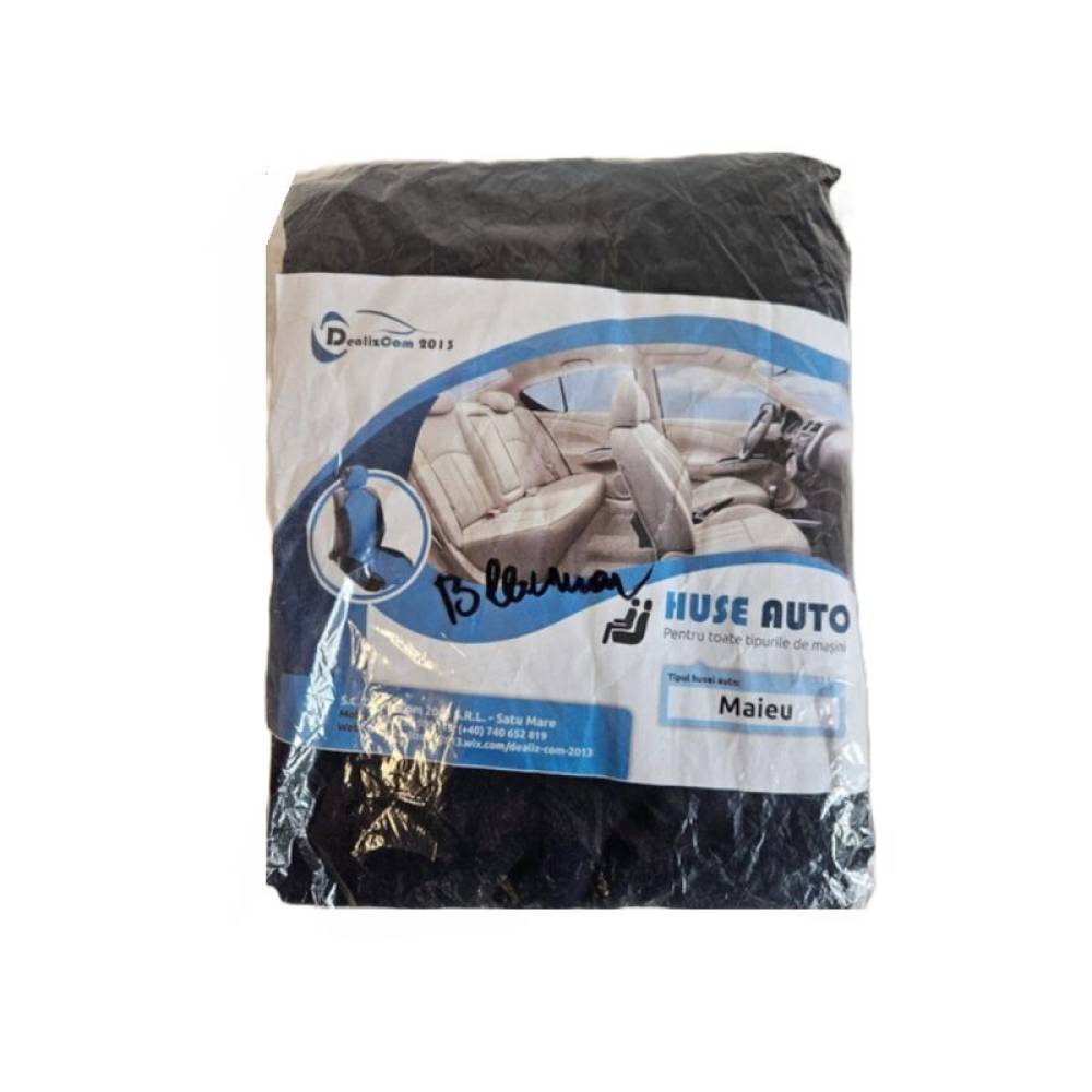 Set huse auto, 2 scaune, fata - maieu, bleumarin, DLZ05 Dealiz Set huse auto, 2 scaune, fata - maieu, bleumarin, DLZ05 Dealiz