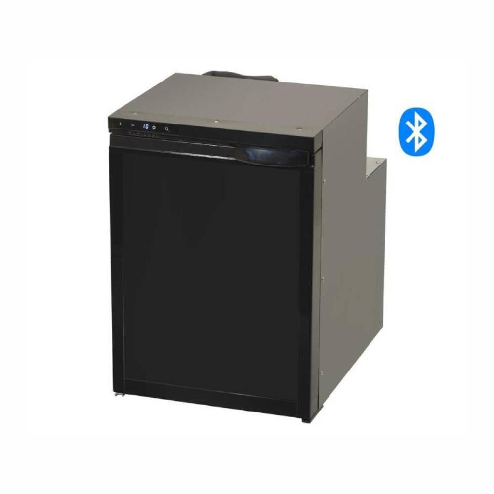 Frigider auto cu compresor 50L, 12V-24V, 60W, -20°C, incorporabil, conectare bluethooth, cu aplicatie pe telefon, negru, 07076 Alpicool