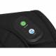 Perna scaun cu ventilatie, 12V, textil si piele sintetica, 3 trepte de viteza, negru, Dave Air, 04083 Compass