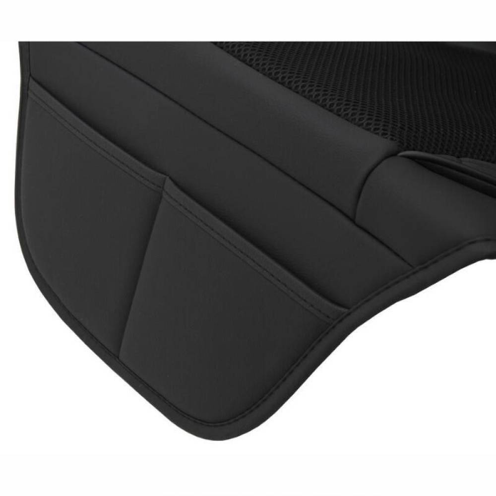 Perna scaun cu ventilatie, 12V, textil si piele sintetica, 3 trepte de viteza, negru, Dave Air, 04083 Compass