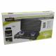 Aragaz portabil camping, cu 2 arzatoare, aprindere piezo, putere 2 x 2.2 kW, consum 320 g/h, capac, Traveler Family 13596 Cattara