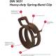 Coliere banda cu arc, CLIP DIN3012, W1, 19mm, min 17,8-> max 20,2,  Mikalor 3031510