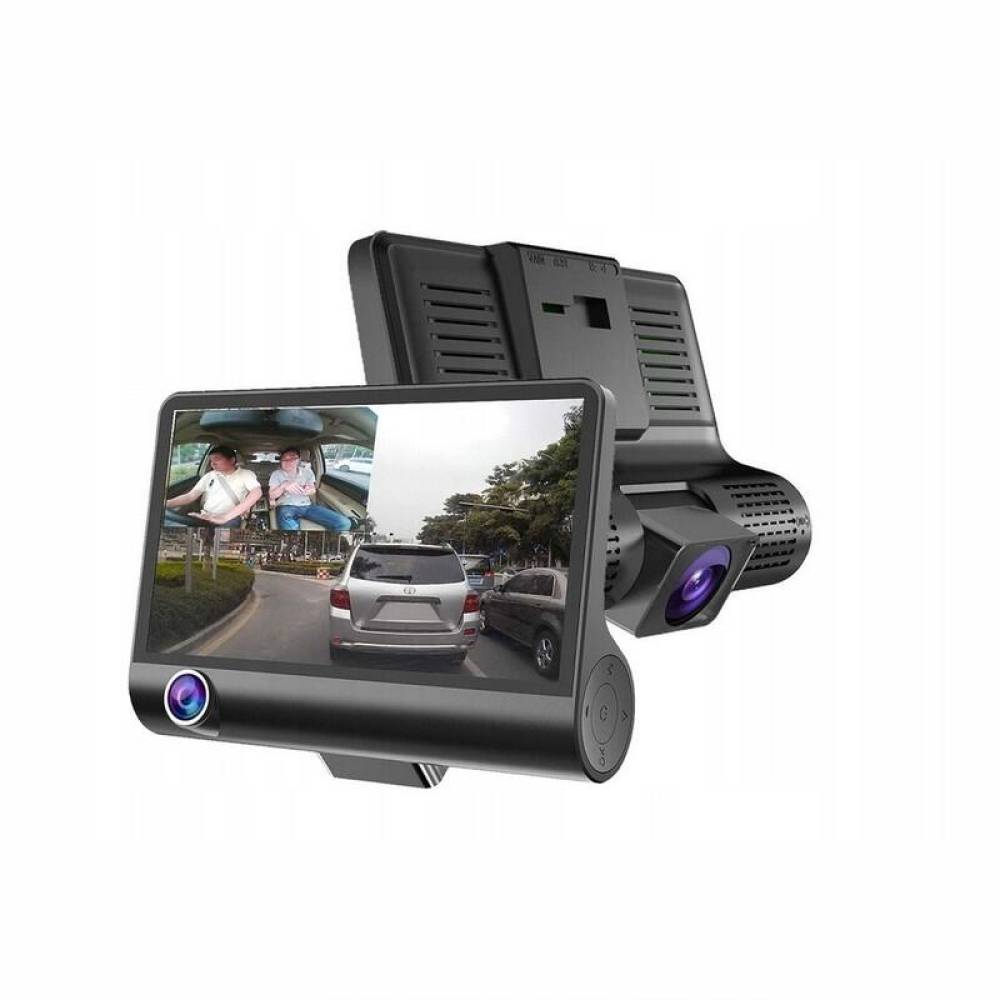 Camera video DVR auto, 3 camere, fata-spate-interior, Full HD 1296P, cu WiFi, ecran 4'', microSD, G-Sensor, montare parbriz sau oglinda, CHS-J-909DVR-3 247Lighting Camera video DVR auto, 3 camere, fata-spate-interior, Full HD 1296P, cu WiFi, ecran 4'', microSD, G-Sensor, montare parbriz sau oglinda, CHS-J-909DVR-3 247Lighting